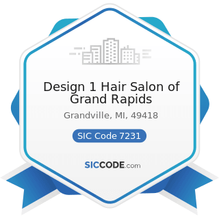 Design 1 Hair Salon of Grand Rapids - SIC Code 7231 - Beauty Shops