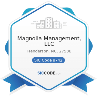 Magnolia Management, LLC - SIC Code 8742 - Management Consulting Services
