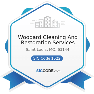 Woodard Cleaning And Restoration Services - SIC Code 1522 - General Contractors-Residential...