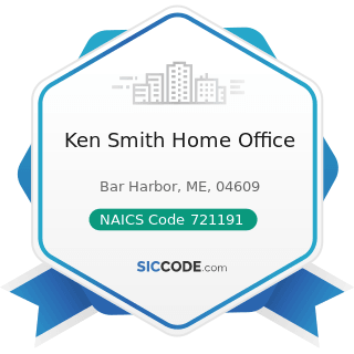 Ken Smith Home Office - NAICS Code 721191 - Bed-and-Breakfast Inns