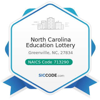 North Carolina Education Lottery - NAICS Code 713290 - Other Gambling Industries