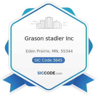 Grason stadler Inc - SIC Code 3845 - Electromedical and Electrotherapeutic Apparatus