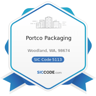 Portco Packaging - SIC Code 5113 - Industrial and Personal Service Paper