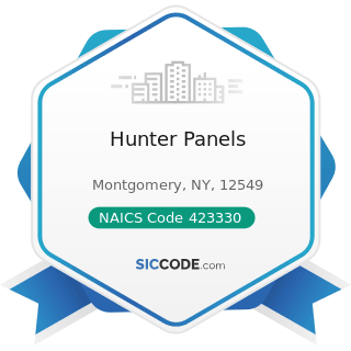 Hunter Panels - NAICS Code 423330 - Roofing, Siding, and Insulation Material Merchant Wholesalers