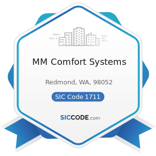 MM Comfort Systems - SIC Code 1711 - Plumbing, Heating and Air-Conditioning