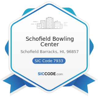 Schofield Bowling Center - SIC Code 7933 - Bowling Centers