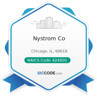 Nystrom Co - NAICS Code 424920 - Book, Periodical, and Newspaper Merchant Wholesalers