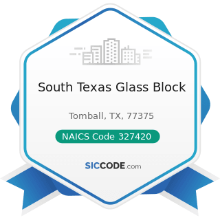 South Texas Glass Block - NAICS Code 327420 - Gypsum Product Manufacturing