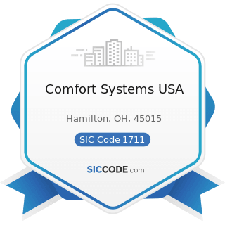 Comfort Systems USA - SIC Code 1711 - Plumbing, Heating and Air-Conditioning
