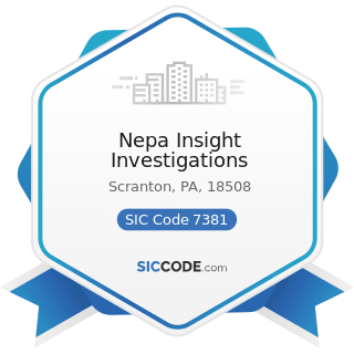 Nepa Insight Investigations - SIC Code 7381 - Detective, Guard, and Armored Car Services
