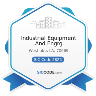 Industrial Equipment And Engrg - SIC Code 3823 - Industrial Instruments for Measurement,...