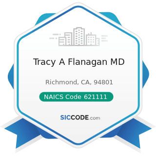 Tracy A Flanagan MD - NAICS Code 621111 - Offices of Physicians (except Mental Health...