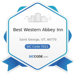 Best Western Abbey Inn - SIC Code 7011 - Hotels and Motels