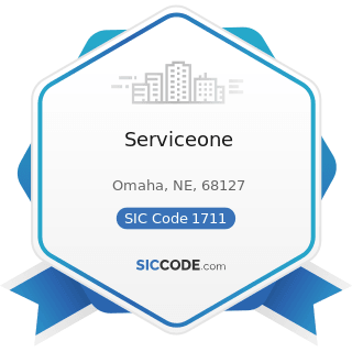 Serviceone - SIC Code 1711 - Plumbing, Heating and Air-Conditioning