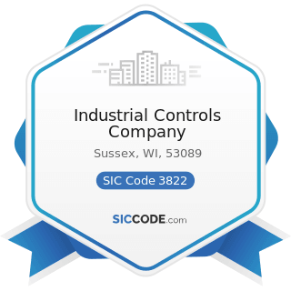 Industrial Controls Company - SIC Code 3822 - Automatic Controls for Regulating Residential and...