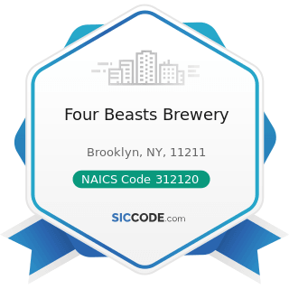 Four Beasts Brewery - NAICS Code 312120 - Breweries