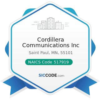 Cordillera Communications Inc - NAICS Code 517919 - All Other Telecommunications