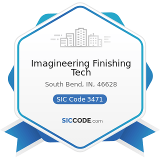 Imagineering Finishing Tech - SIC Code 3471 - Electroplating, Plating, Polishing, Anodizing, and...