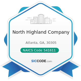North Highland Company - NAICS Code 541611 - Administrative Management and General Management...