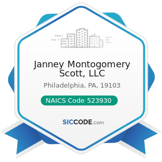 Janney Montogomery Scott, LLC - NAICS Code 523930 - Investment Advice