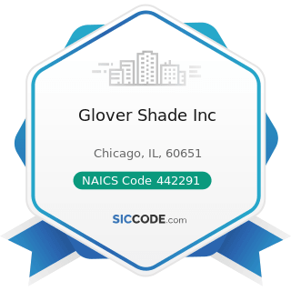 Glover Shade Inc - NAICS Code 442291 - Window Treatment Stores