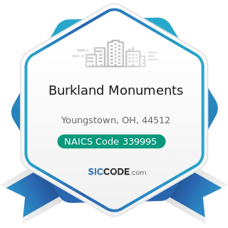 Burkland Monuments - NAICS Code 339995 - Burial Casket Manufacturing