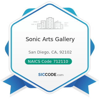Sonic Arts Gallery - NAICS Code 712110 - Museums