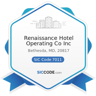 Renaissance Hotel Operating Co Inc - SIC Code 7011 - Hotels and Motels