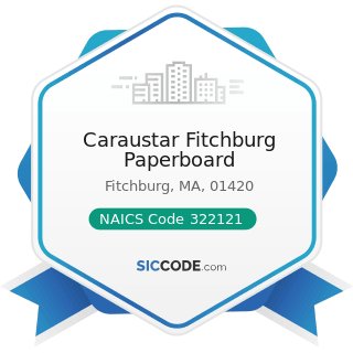Caraustar Fitchburg Paperboard - NAICS Code 322121 - Paper (except Newsprint) Mills