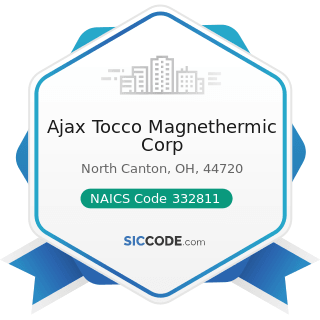 Ajax Tocco Magnethermic Corp - NAICS Code 332811 - Metal Heat Treating