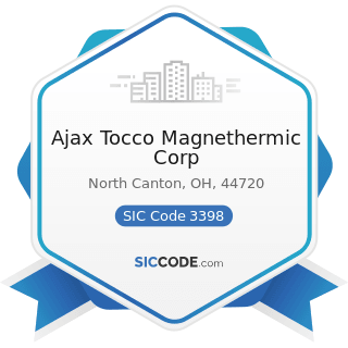 Ajax Tocco Magnethermic Corp - SIC Code 3398 - Metal Heat Treating