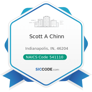 Scott A Chinn - NAICS Code 541110 - Offices of Lawyers