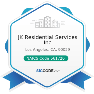 JK Residential Services Inc - NAICS Code 561720 - Janitorial Services