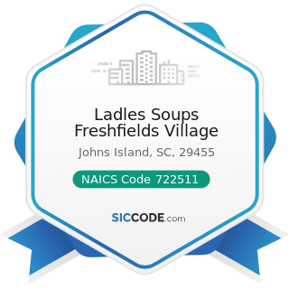 Ladles Soups Freshfields Village - NAICS Code 722511 - Full-Service Restaurants