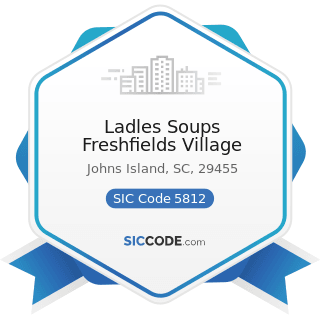 Ladles Soups Freshfields Village - SIC Code 5812 - Eating Places