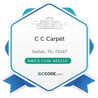C C Carpet - NAICS Code 442210 - Floor Covering Stores