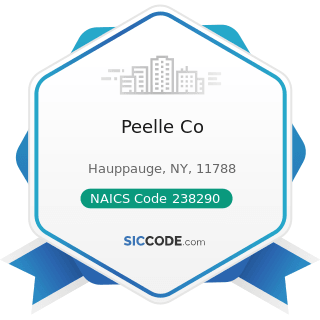 Peelle Co - NAICS Code 238290 - Other Building Equipment Contractors