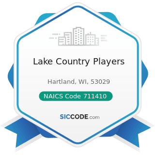 Lake Country Players - NAICS Code 711410 - Agents and Managers for Artists, Athletes,...