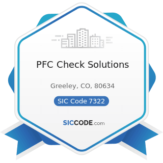 PFC Check Solutions - SIC Code 7322 - Adjustment and Collection Services
