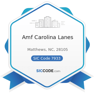 Amf Carolina Lanes - SIC Code 7933 - Bowling Centers