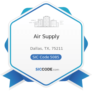 Air Supply - SIC Code 5085 - Industrial Supplies