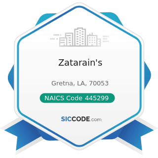 Zatarain's - NAICS Code 445299 - All Other Specialty Food Stores