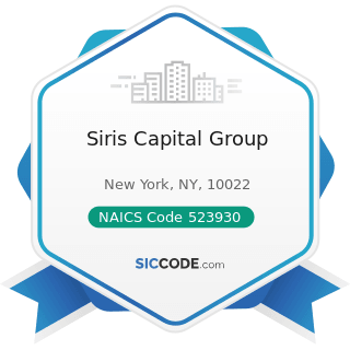 Siris Capital Group - NAICS Code 523930 - Investment Advice