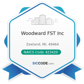 Woodward FST Inc - NAICS Code 423420 - Office Equipment Merchant Wholesalers