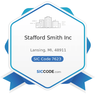 Stafford Smith Inc - SIC Code 7623 - Refrigeration and Air-conditioning Service and Repair Shops