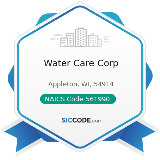 Water Care Corp - NAICS Code 561990 - All Other Support Services