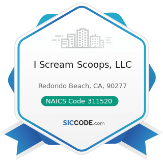 I Scream Scoops, LLC - NAICS Code 311520 - Ice Cream and Frozen Dessert Manufacturing