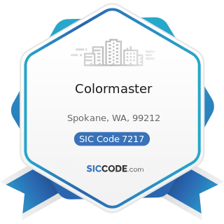 Colormaster - SIC Code 7217 - Carpet and Upholstery Cleaning