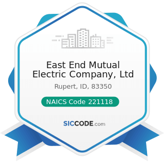 East End Mutual Electric Company, Ltd - NAICS Code 221118 - Other Electric Power Generation