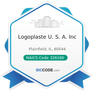 Logoplaste U. S. A. Inc - NAICS Code 326160 - Plastics Bottle Manufacturing